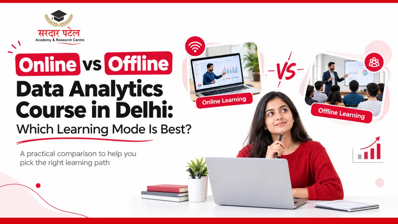 Online vs Offline Data Analytics Course in Delhi