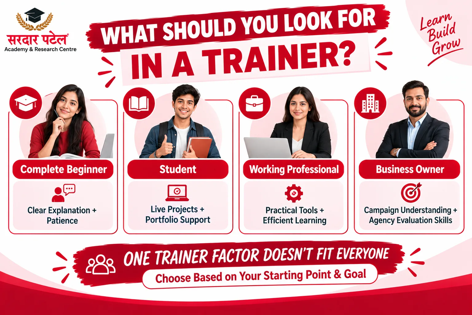 What should you look for in a trainer