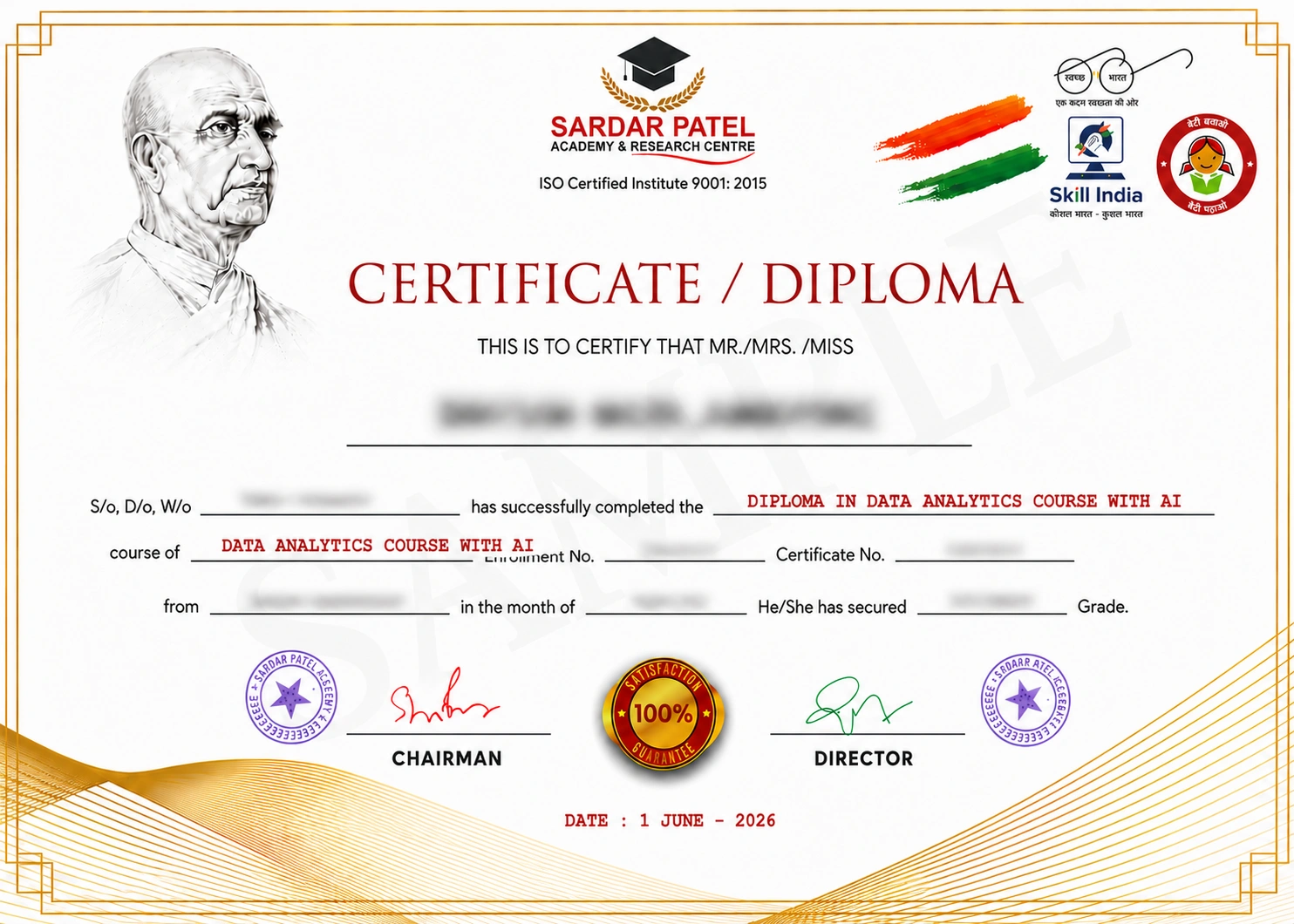 SPARC Data Analytics with AI Certificate