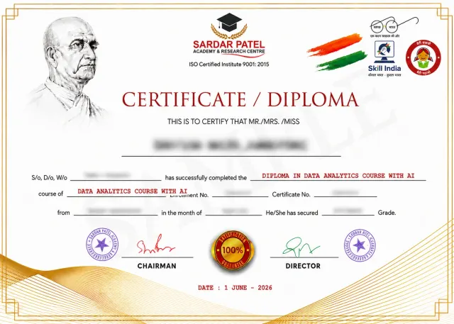 SPARC Data Analytics with AI Certificate
