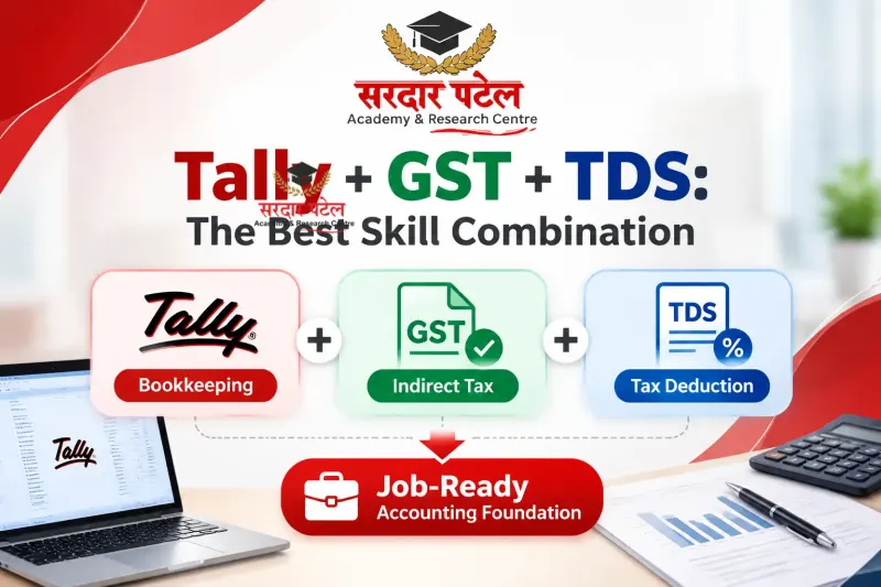 the same three things: Tally, GST and TDS. the same three things: Tally, GST and TDS.