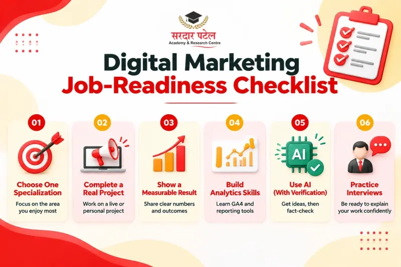 digital marketing job- readliness chceklist