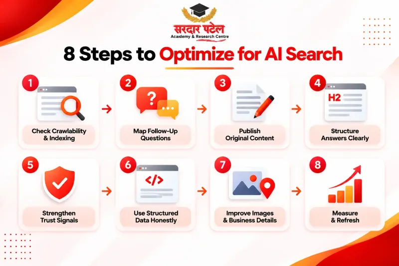 AI Search Optimisation Step by Step AI Search Optimisation Step by Step